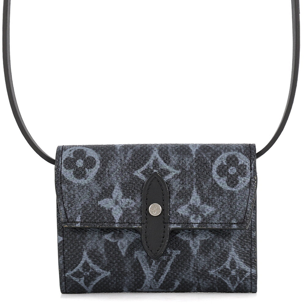Louis Vuitton Tri-fold Wallet Monogram Pastel Organizer de Poche M69998 Black...